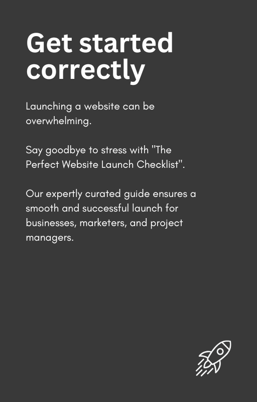 Perfect Website Launch Checklist