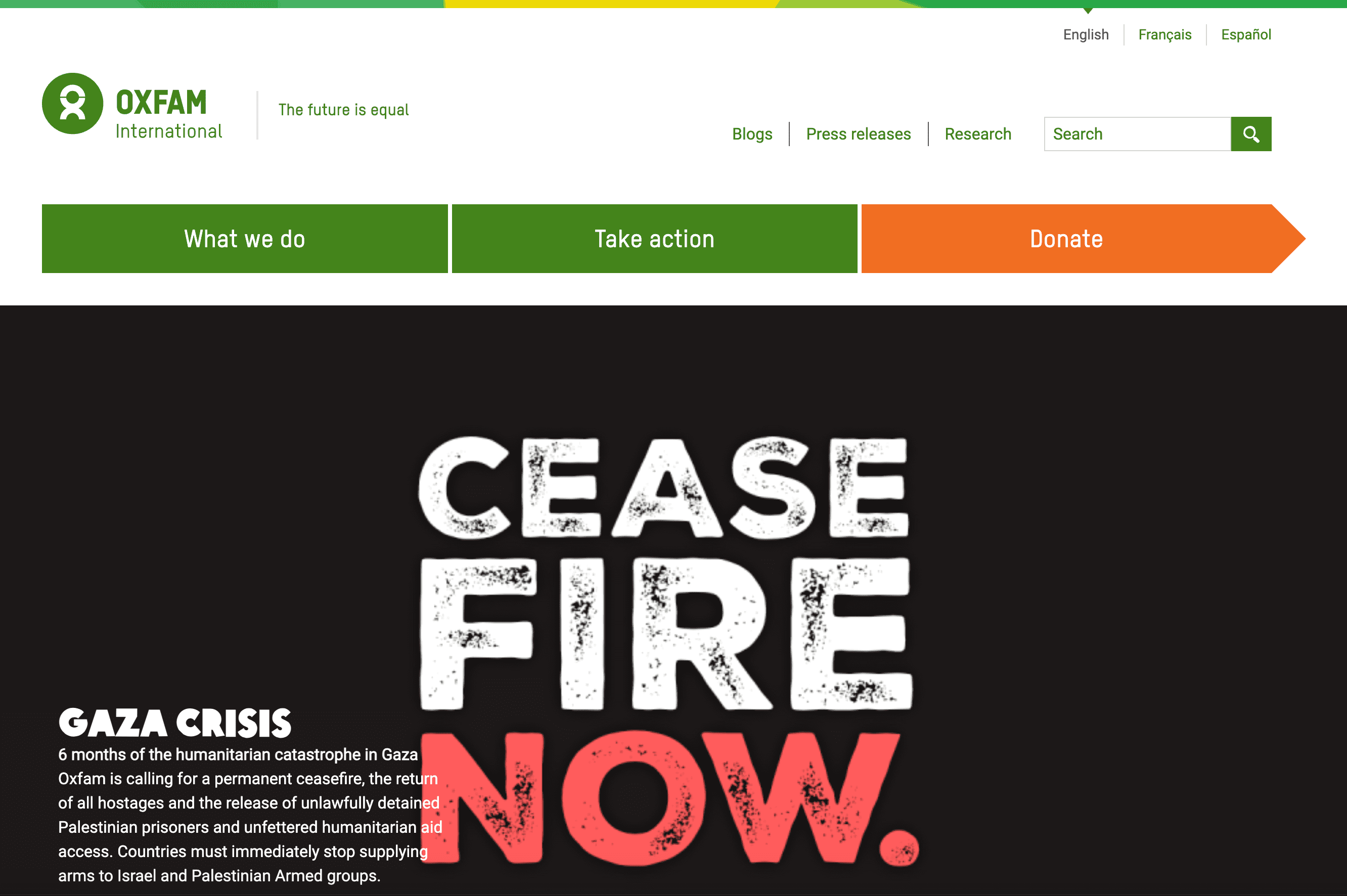 Oxfam Drupal Website