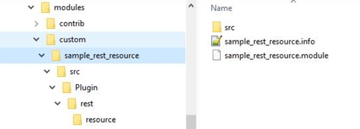 Creating a folder structure
