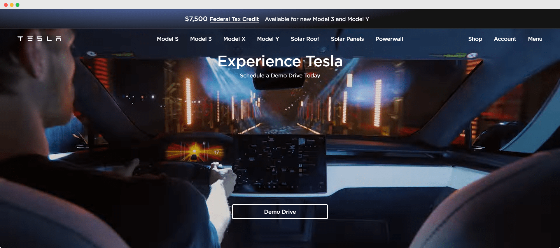 Tech company’s landing page featuring modern UI built on Drupal.