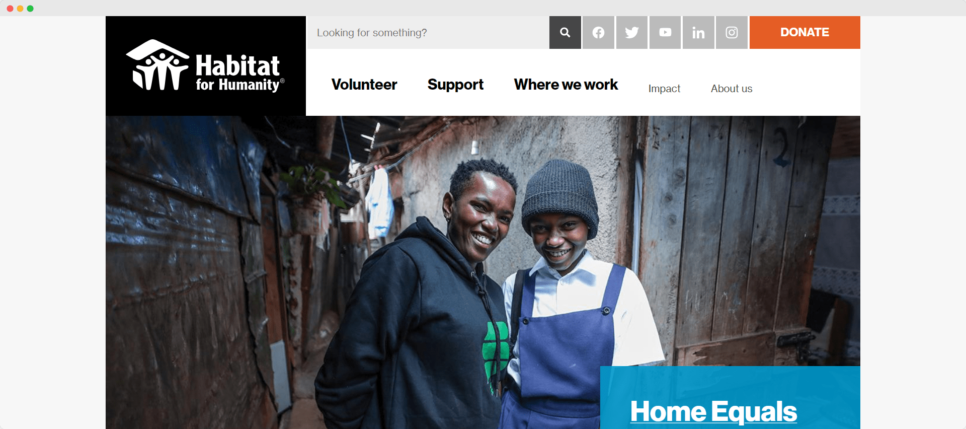 Habitat for Humanity Website