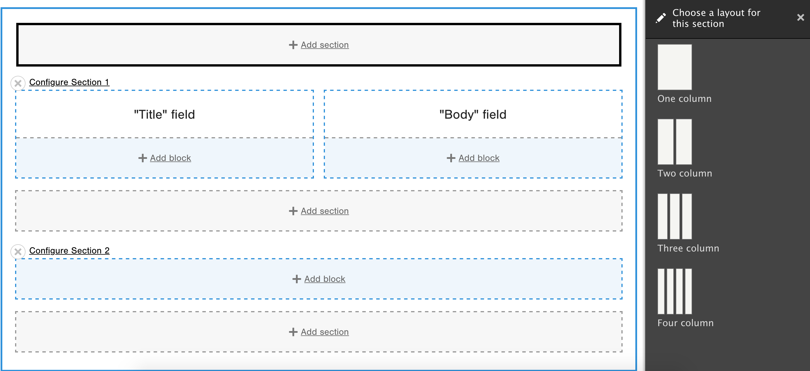 Drupal Layout Builder