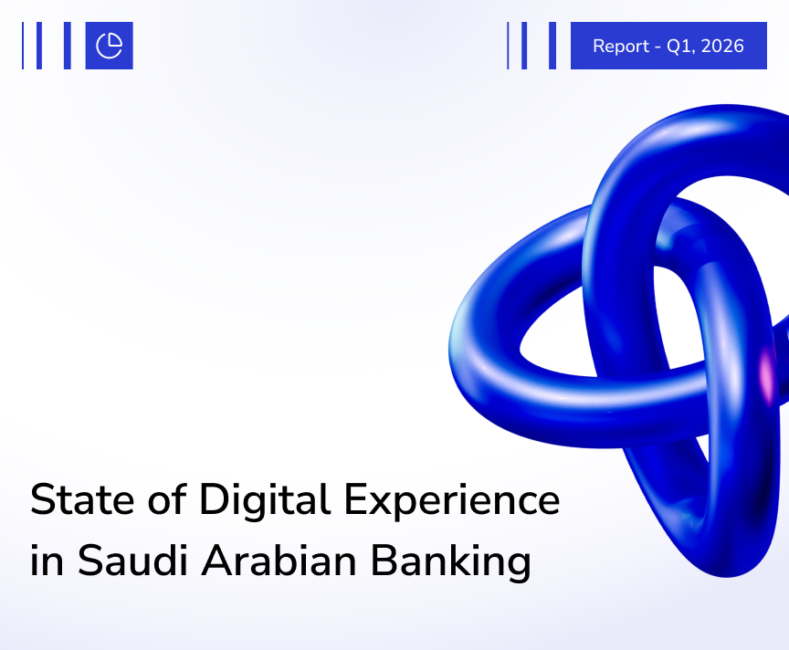 Cover of iSpectra's State of Digital Experience in Saudi Arabian Banking 2026 report, benchmarking DXP adoption and AI visibility across the top 10 commercial banks in KSA.