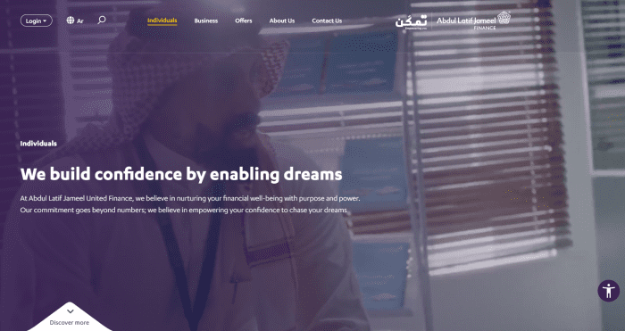 Financial Services Drupal Website in Saudi Arabia