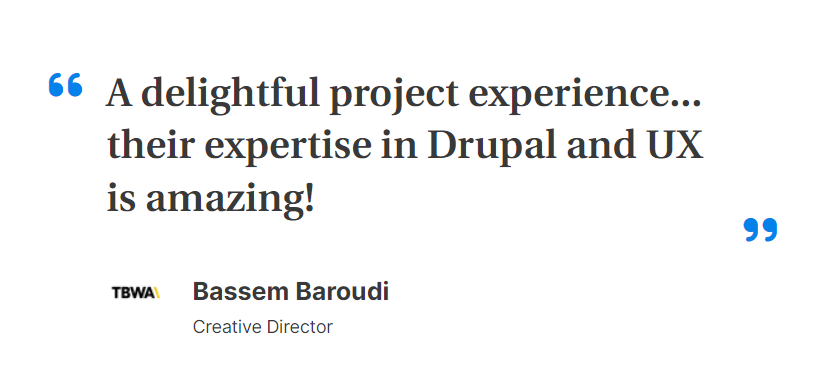 Drupal Testimonial